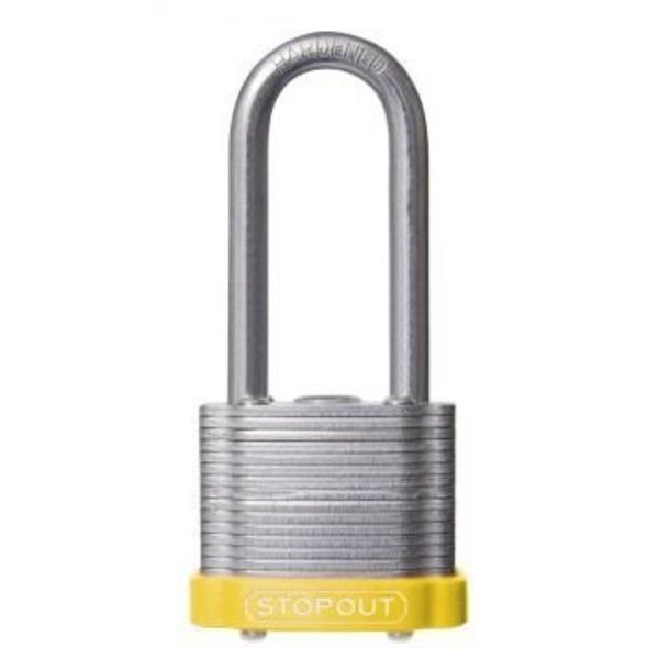 Accuform STOPOUT LAMINATED STEEL PADLOCKS KDL907YL KDL907YL